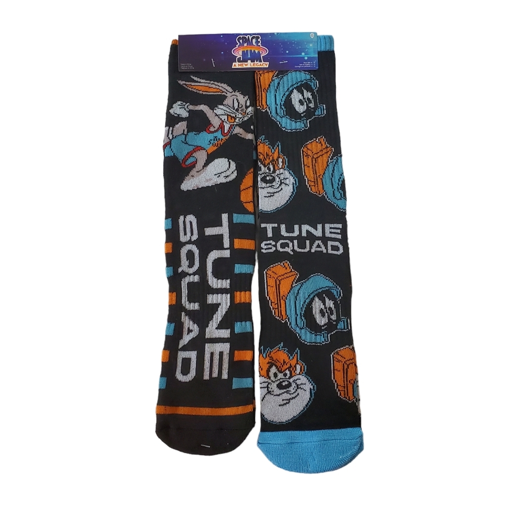Space Jam A New Legacy‎ Bugs Bunny Tune Squad Crew Socks 2 Pairs New